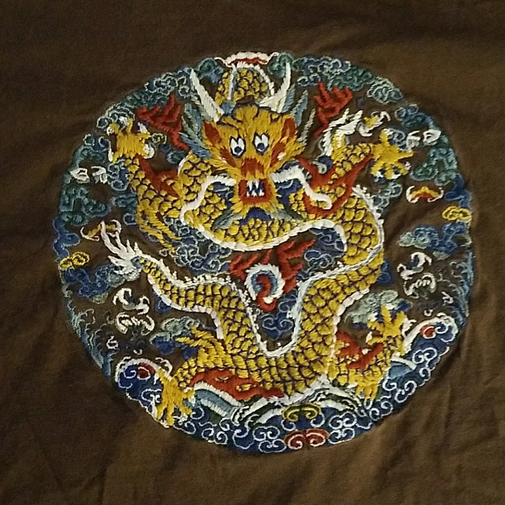 Embroidered lucky t